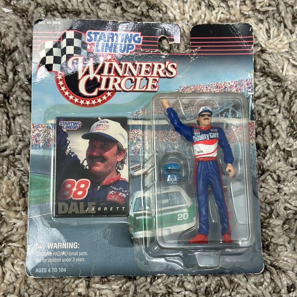 Vintage 1997 Kenner Starting Lineup Winners Circle Dale Jarrett 88 Action Figure